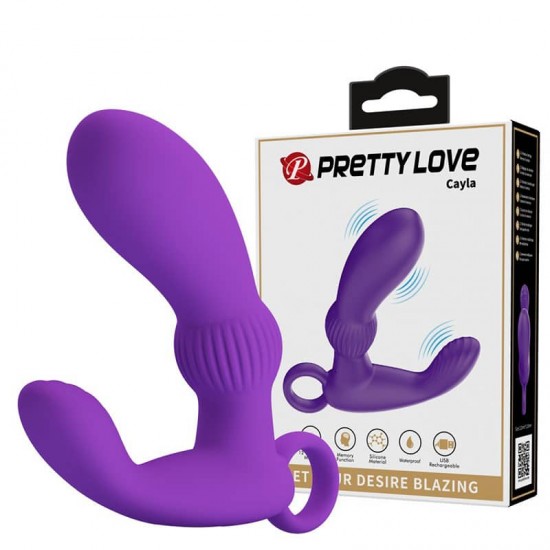 Масажор за Простата с вибрация Pretty Love Cayla Purple Масажор за Простата с вибрация Pretty Love Cayla Purple