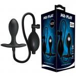 Надуваем силиконов анален разширител с помпа - Mr. Play Inflatable Anal Plug