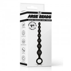 Анални топчета 20.5 см силиконови с 7 фини степени - Arse Beads 7" Ribbed Silicone Anal Beads II