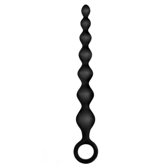Анални топчета 20.5 см силиконови с 7 фини степени - Arse Beads 7" Ribbed Silicone Anal Beads II