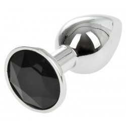 Метален бът плъг Silver Black S Метален бът плъг Silver Black S