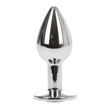 Метален бът плъг Silver Black S Метален бът плъг Silver Black S