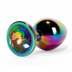 Анално бижу мулти цветно Metal Butt Plug Rainbow L Анално бижу мулти цветно Metal Butt Plug Rainbow L