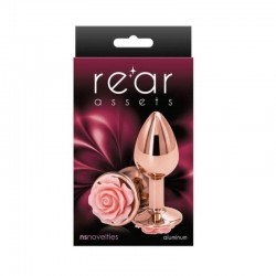 Анално секси украшение с розова роза Rear Assets Rose Medium Pink