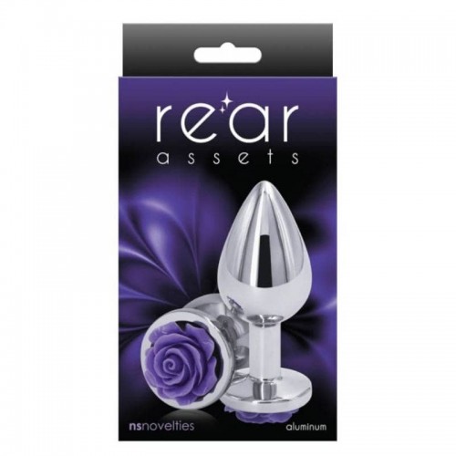 Анално бижу Rear Assets Rose Small Purple топ цена