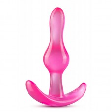 Гъвкав малък анален разширител B YOURS CURVY ANAL PLUG PINK