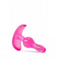 Гъвкав малък анален разширител B YOURS CURVY ANAL PLUG PINK