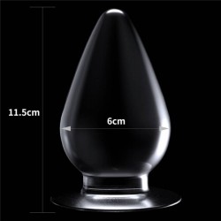 Широк анален разширител прозрачен Flawless Clear Anal Plug