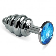 Метален Анален Разширител с Кристал Rosebud Spiral Plug Lovetoy