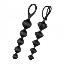2 Анални Броеници комплект Satisfyer Beads Black