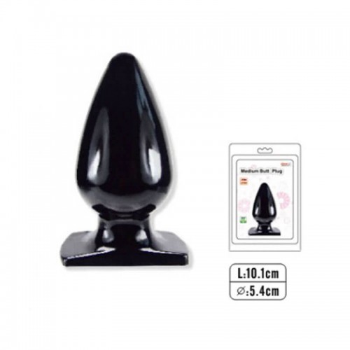Анален Разширител Анално Дилдо Charmly Soft and Smooth Middle Size Butt Plug Black