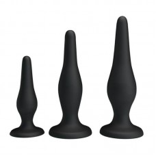 Анални разширители Anal Pleasure Butt Plug 3бр.