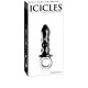 Стъклен анален разширител Black Ice Icicles Glass Massager