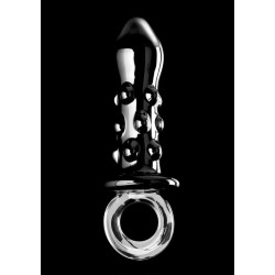 Стъклен анален разширител Black Ice Icicles Glass Massager
