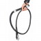 Кожен камшик 130см дълъг от изкуствена кожа Rhinestone Handle Whip Leg Avenue