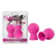 Вакуумни силиконови помпички за зърна розов комплект 2бр. - Nippless sucker set Pink