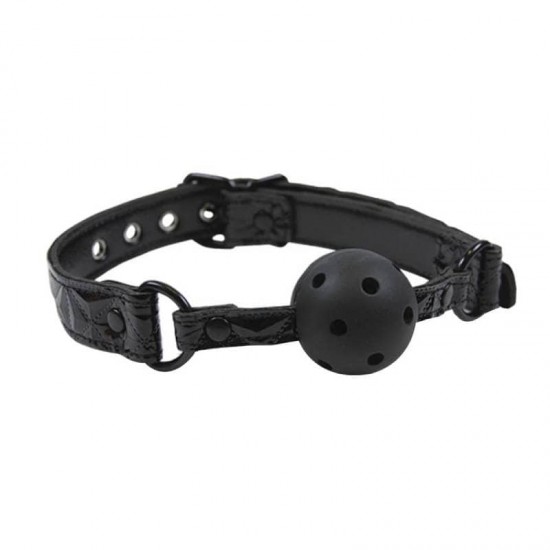 BDSM кълп с вентилирана топка 4,5 см – Sinful Ball Gag Black BDSM кълп с вентилирана топка 4,5 см – Sinful Ball Gag Black