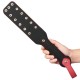 Двоен BDSM падъл с кухи нитове и силен звуков ефект – 15'' Rebellion Reign Paddle Dual-Branch Двоен BDSM падъл с кухи нитове и силен звуков ефект – 15'' Rebellion Reign Paddle Dual-Branch
