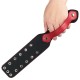 Двоен BDSM падъл с кухи нитове и силен звуков ефект – 15'' Rebellion Reign Paddle Dual-Branch Двоен BDSM падъл с кухи нитове и силен звуков ефект – 15'' Rebellion Reign Paddle Dual-Branch