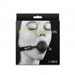 BDSM кляп със силиконово топче 3,8 см, регулируем наустник – Fetish & Fashion Carol Black BDSM кляп със силиконово топче 3,8 см, регулируем наустник – Fetish & Fashion Carol Black