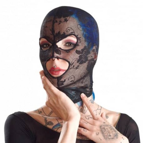 Дантелена маска за глава Bad Kitty Lace Mask