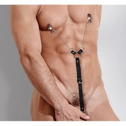 Пенис Ринг с щипки за зърна Penis Ring Nipple Clamps Пенис Ринг с щипки за зърна Penis Ring Nipple Clamps