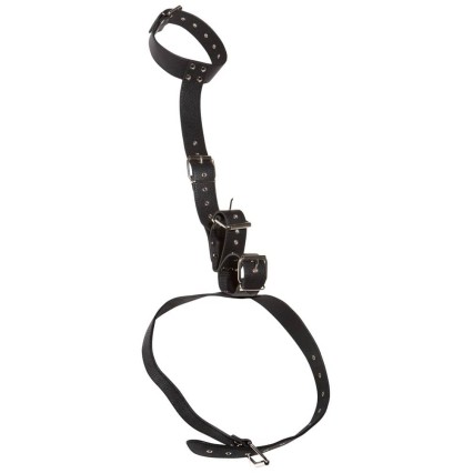 Чокър за врат с белезници за ръце NECK AND HAND RESTRAINTS Чокър за врат с белезници за ръце NECK AND HAND RESTRAINTS