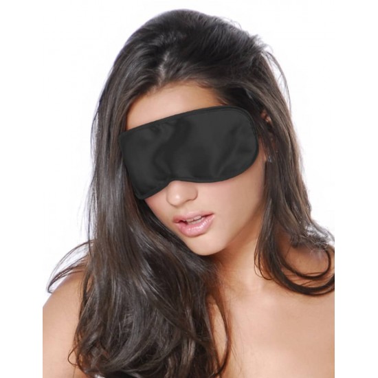 Сатенена маска за очи за чувствена интимна игра - Satin Love Mask Black Сатенена маска за очи за чувствена интимна игра - Satin Love Mask Black