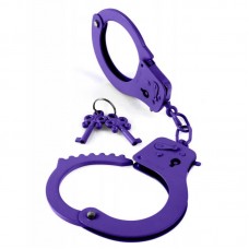 Метални белезници за секс игри Designer Cuffs Purple