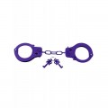 Метални белезници за секс игри Designer Cuffs Purple