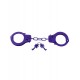 Метални белезници за секс игри Designer Cuffs Purple