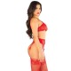 Дантелен топ сутиен, дамски прашки и жартиер с чорапи Bra Top, G-String, Garter Belt Stockings - Red Дантелен топ сутиен, дамски прашки и жартиер с чорапи Bra Top, G-String, Garter Belt Stockings - Red