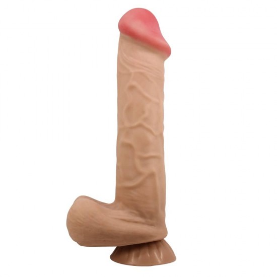 Sliding Skin 10.2" Flesh II – Масивен реалистичен дилдо с плъзгаща се кожа и вендуза Sliding Skin 10.2" Flesh II – Масивен реалистичен дилдо с плъзгаща се кожа и вендуза