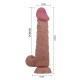 Pretty Love Sliding Skin 9.4" Brown - Реалистично кафяво дилдо с движеща кожа 24 см Pretty Love Sliding Skin 9.4" Brown - Реалистично кафяво дилдо с движеща кожа 24 см