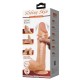 Sliding Skin 9.4" Flesh II - Вибриращ реалистичен дилдо с вендуза и дистанционно, 24 см