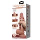 Sliding Skin 8.5" Brown – Кафяв реалистичен дилдо 21см с подвижна кожа и вендуза