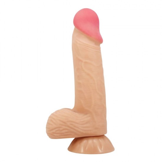 Pretty Love Sliding Skin 8.1" Flesh – Реалистично дилдо с подвижна кожа и вендуза 20см Pretty Love Sliding Skin 8.1" Flesh – Реалистично дилдо с подвижна кожа и вендуза 20см