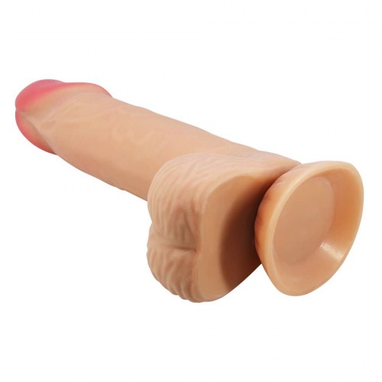 Pretty Love Sliding Skin 8.1" Flesh – Реалистично дилдо с подвижна кожа и вендуза 20см Pretty Love Sliding Skin 8.1" Flesh – Реалистично дилдо с подвижна кожа и вендуза 20см