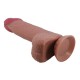 Pretty Love Sliding Skin 8.1" Brown – Кафяв реалистичен дилдо с подвижна кожа и вендуза 20см Pretty Love Sliding Skin 8.1" Brown – Кафяв реалистичен дилдо с подвижна кожа и вендуза 20см