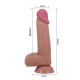 Pretty Love Sliding Skin 8.1" Brown – Кафяв реалистичен дилдо с подвижна кожа и вендуза 20см Pretty Love Sliding Skin 8.1" Brown – Кафяв реалистичен дилдо с подвижна кожа и вендуза 20см