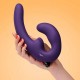 Fun Factory SHAREVIBE Wearable Double Dildo – двоен страп-он дилдо за двойки с вибрация