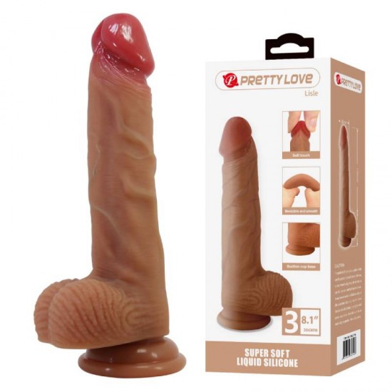 Реалистично Дилдо от силикон -  Pretty Love Lisle 8.1" Dildo