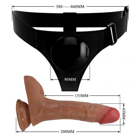 Страпон колан с вибриращо дилдо, пръскаща функция и дистанционно – Pretty Love Oher Harness Briefs Страпон колан с вибриращо дилдо, пръскаща функция и дистанционно – Pretty Love Oher Harness Briefs