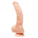 Голям Пенис 26см Дилдо Beautiful Jack 10,2 " Dildo Извит Гъвкав Мъжки Член