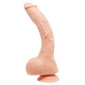 Голям Пенис 26см Дилдо Beautiful Jack 10,2 " Dildo Извит Гъвкав Мъжки Член