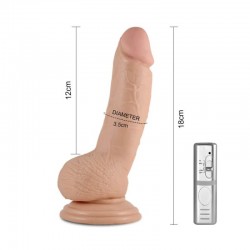 Вибриращо Дилдо пенис отливка 7 Real Extreme Vibrating Dildo 