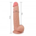Голям Пенис 24см Дилдо BigLike Cock Dildo