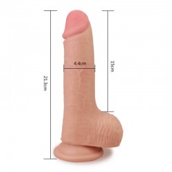 Секс играчка Дилдо Пенис 21см Dual Layer Cock 
