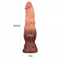 Двуслойно дилдо Nature Cock Lovetoy