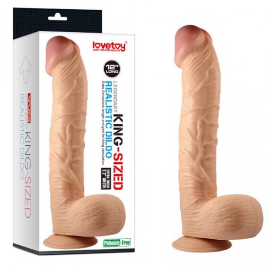 Голямо дилдо Legendary King-Sized Realistic Dildo 12″ Lovetoy